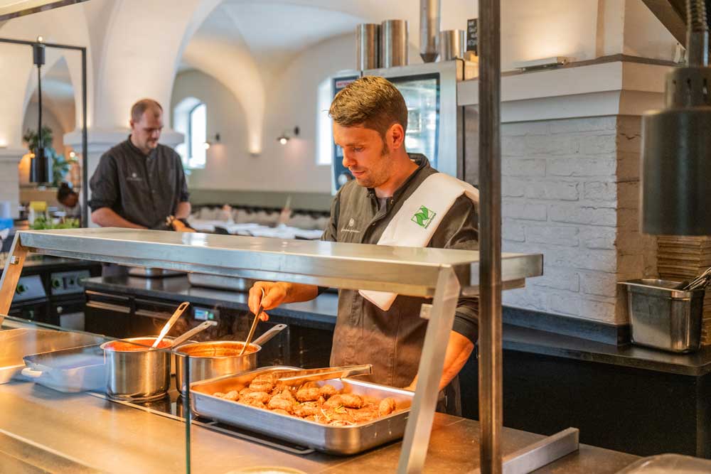 bio gastronomie showkueche