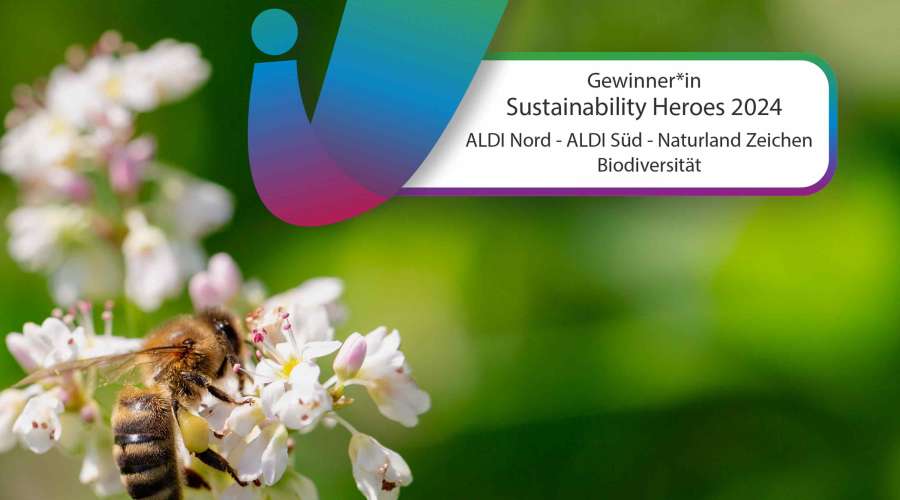 Auszeichnung Naturland Förderprogramm Artenvielfalt