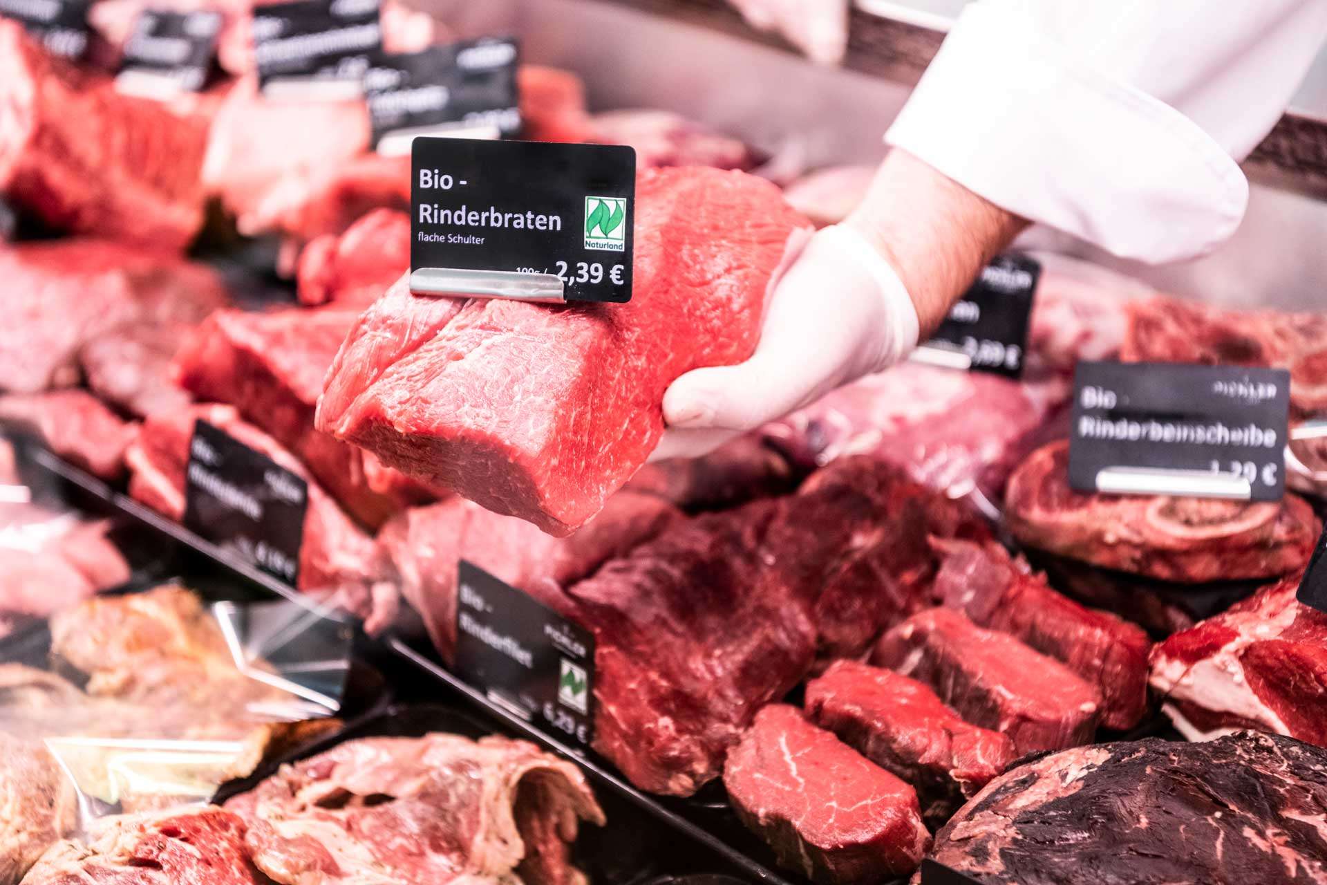 Naturland Partner Macelleria biologica banco della carne